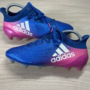 Adidas X 16.1 FG/AG BB5619 Soccer Cleats Men's 7 Rare Techfit Pink Blue